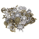 80PCS Hollow Out Star Moon Sun Shape Pendants Bracelets Necklace Jewelry DIY