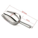 8 Inch Stainless Steel Ice-Cube Scoop For Ice Bucket Multifunctional Bar To N7V8