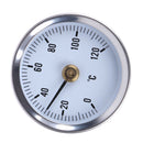 Pipe Thermometer Temperature Gauge w/ Clip-On Spring 0-120â„ƒ 63mm Dial Dia