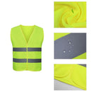 High Visibility Vest Reflective Safety Construction Traffic Waistcoat Work Tops