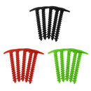 15Pcs Nylon Plastic Tent Pin Tent Peg Spiral Nail for for Snow/Mud Ground