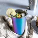 Rainbow Party Cup Stainless Steel Cup 16Oz 5 Piece Drinking Glass Beer Mug