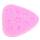 Cartoon Flower & Leaf Silicone Fondant Soap Cake Mold Cupcake Baking Tool Mo Nw
