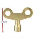 4pcs Air bleeding keys solid brass radiator bleed tool key plumbing tool keys SP