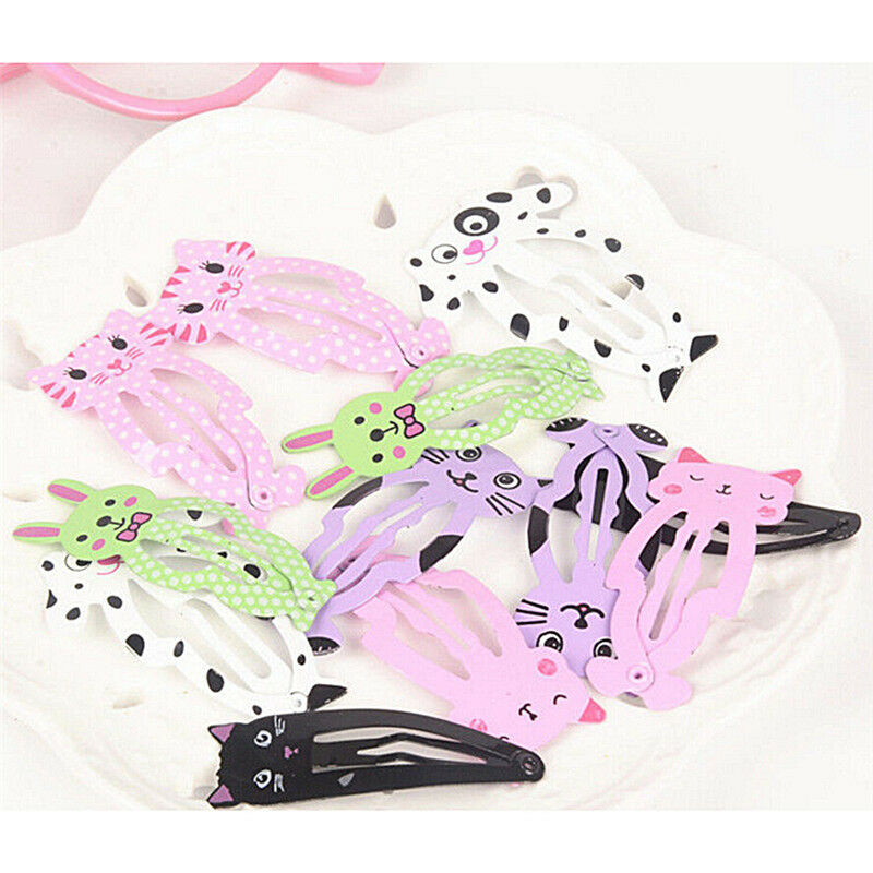 6pcs Fashion Girl Animal Hairpin Headwear Kid's Hairclips Hair Accessories B Kw