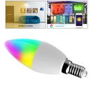 100-265V Wifi RGBCW Smart Light Bulb 300LM E14  Dimmable Lamp for Alexa