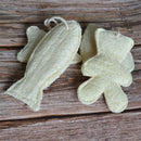 Cartoon loofah exfoliating facial cleanser shower, double-sided scrubbing b