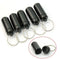 5 Pcs Waterproof Aluminum Pill Box Case Container Holder Keyring LTUS