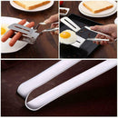 Stainless Steel Double-sided Shovel Clip Barbecue Clip Camping Kitchenware M1F8