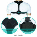 Adjustable Elastic Posture Corrector Back Shoulder Compression Brace Belt C