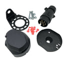 7 Pole 7 Pin Socket Plug Trailer Adapter 12N Type Towbar Towing Caravan Truck