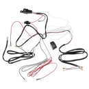 12V Led Fog Light Rocker On/Off Switch Wiring Harness 40A Relay Fuse Red