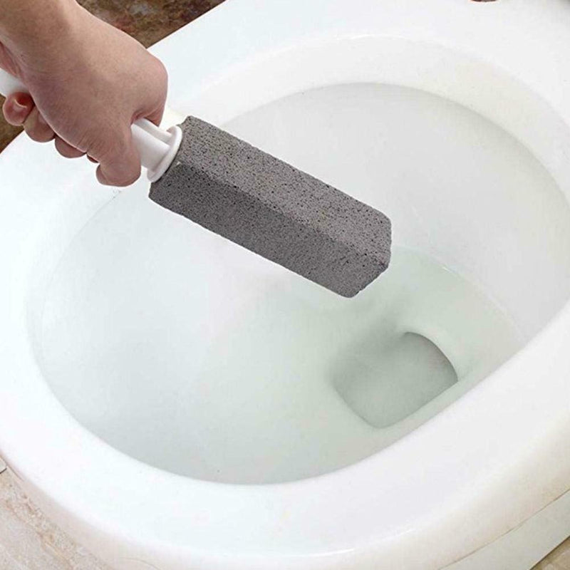 2pcs Water Toilet Bowl Natural Pumice Stone Cleaner Brush Wand Cleaning Rod A