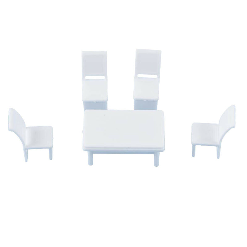 1:75 Furniture Table Chair for Diorama Scenery Building Props Gift OO Scale