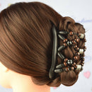 Fabala Hair Clamp Durable Easy To Use Plastic Lightweight Hair Clip Comb Elegant