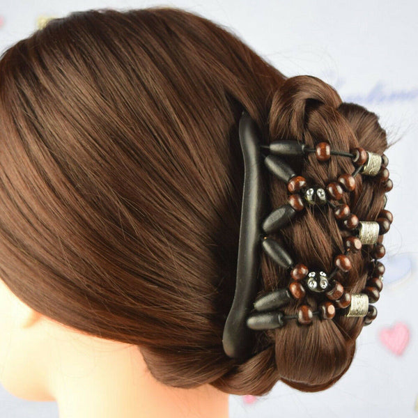 Fabala Hair Clamp Durable Easy To Use Plastic Lightweight Hair Clip Comb Elegant