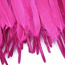Approx. 50pcs 4-6 Inches Dyed Goose Feather for Decoration Craft---Pink