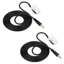 150cm+/-2CM Audio Music AUX Cable Input Adapter AUX Audio Cable 2PCS LJJ IGE