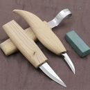 Wood Carving Chisel Tools 5pcs Set Steel Woodworking Whittling Cutter Tool