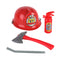 Kids Yellow Safety Firefighter Helmet & Assorted Tools Halloween Costume