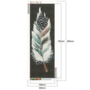 Feather 5D Full Round Drill Diamond Painting DIY Rhinestone Crafts (PSD035)