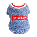 2x Lovely Dog Warm Sweater Vest Dog Soft Comfortable