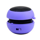 Fashion Mini Burger Stereo USB PC Subwoofer Rechargeable Speaker Purple