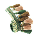 1 Yard Sewing Tassel Fringe Trim Stage Costume Clothing Accessories Green