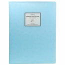 A4 Display Book Folder,Paper Storage Folder Plastic 20 Pockets(Blue) E3L6