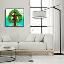 5D DIY Diamond Painting Cross Stitch Kits Tree Full Round Drill Embroidery