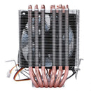 Lanshuo 6 Heat Pipe 3 Wire With Light Single Fan Cpu Fan Radiator Cooler He