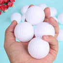 12pcs Plastic Hollow Out Sports Practice Training Tennis White Round Balls