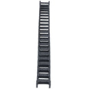 Machine Tool 25 x 77mm Black Cable Wire Carrier Drag Chain Nested