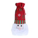 Christmas Wine Bottle Cover Table Decoration Xmas Home Decor (Santa Claus)