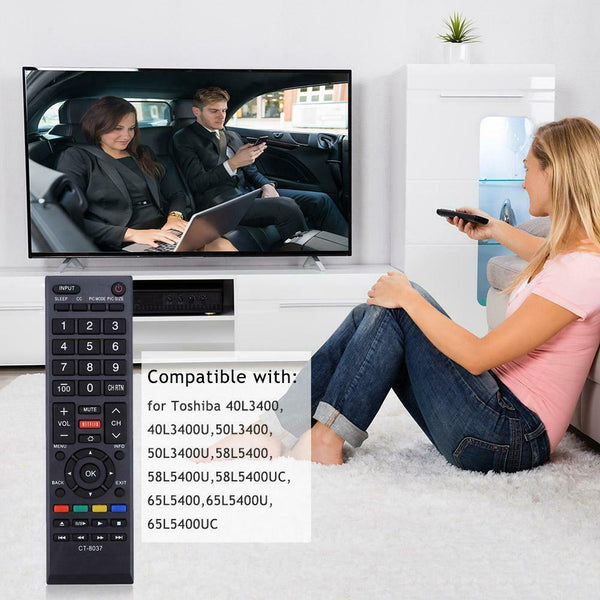 Remote Control Replacement for Toshiba CT-8037 F 40L3400 40L3400U 50L3400 #gib