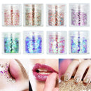 1/Set 8 Color Color Nails Sequins Glitter Sequins Eyeshadow Body Facial Shi N6O7