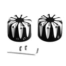 1 Pair Motorbike CNC Wheel Axle Nut Cover Bolts For  Touring Softail