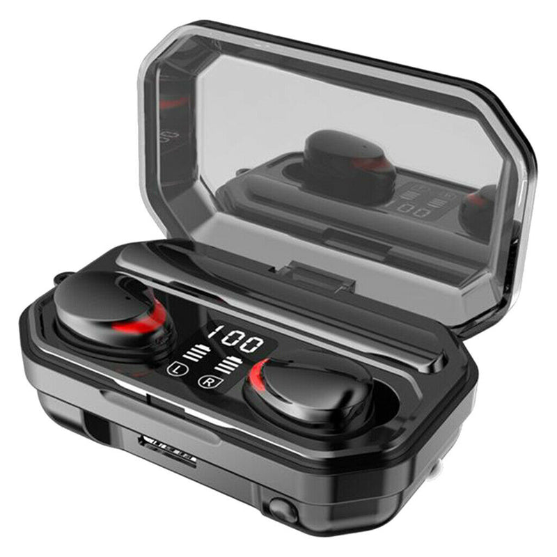 Wireless Bluetooth Earphones Headphones Earbuds Sport Gym for Phone