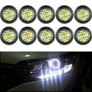 2x White DC 12V 5W Eagle Eye LED Daytime Running DRL Backup Light Car Auto L Gw