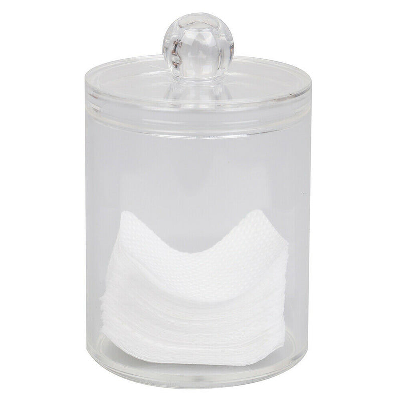 Cosmetic Organizer Makeup Cotton Pad Swab Case Holder Drawer Jewelry Storage  FU