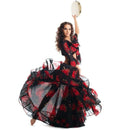 8-Inch Blow Tambourine Musical Instrument Children Percussion Instrument Qu