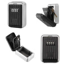 Wall-Mounted Outdoor Key Storage Lock Box 4-Digit Combination Password Key  L4U2