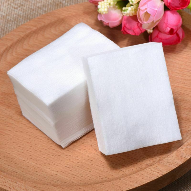 1000 Pcs/Set Cotton Cushion Makeup Remover Pad Thin Soft Cleaning Toning Facial