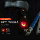 USB Rechargable Outdoor Bicycle Tail Lights Warning Flashlights Front Lamps N7E7