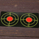 50pcs Targets Glow 6x6cm Reactive Splatter Paper Target for Hunting Train