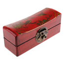 Handmade Retro Wooden Jewelry Necklace Storage Box Gift Box -Pillow Shaped