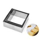 3Pcs/Set Stainless Steel Square Dumplings Wrapper Cookie Mold Baking ToolsB_kz