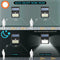 3pcs 100LED Solar Power Motion Sensor Wall Light Outdoor Garden Yard Lamp A