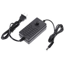 AC to DC Adapter 24-36V 2A Adjustable Power Supply Speed Controller(US)