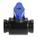 G1/4 Vent Valve Aluminum Handle Double Inner Teeth Waterway Control(Blue)